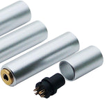 Maxbell 3 in 1 Audio Jack Connector 4.4 Balanced Female Stereo Jack Adapter Connector Silver