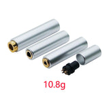 Maxbell 3 in 1 Audio Jack Connector 4.4 Balanced Female Stereo Jack Adapter Connector Silver