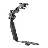 Maxbell Camera Bracket Mount Padded Hand Grip for Photo Studio DSLR Camera Camcorder