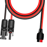 Maxbell Solar Panel Connector Power Station Solar Generator Parts Red and Black Wire 100cm