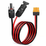 Maxbell Solar Panel Connector Supplies XT60 Harsh Weather Resistant Solar Panels Set 300cm