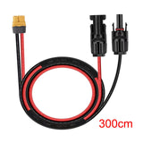 Maxbell Solar Panel Connector Supplies XT60 Harsh Weather Resistant Solar Panels Set 300cm
