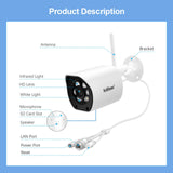 Maxbell IP Camera US Adaptor 4mm Lens Security Camera for 20M Parking Indoor Outdoor