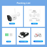 Maxbell IP Camera US Adaptor 4mm Lens Security Camera for 20M Parking Indoor Outdoor