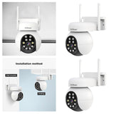 Maxbell Security Camera EU Adaptor White for Warehouse Indoor Outdoor