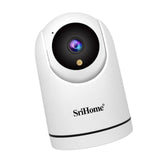 Maxbell Indoor Security Camera Easy to Set up 2 Way Audio Compact Color Night Vision