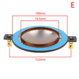 Maxbell Tweeter Voice Coil Diaphragm Horn Voice Coil Speaker Repair Part Replacement 74.5mm