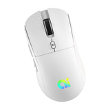 Maxbell AI Intelligent Voice Mouse Voice Search Ergonomic Computer Mouse for Desktop White
