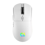 Maxbell AI Intelligent Voice Mouse Voice Search Ergonomic Computer Mouse for Desktop White