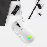 Maxbell AI Intelligent Voice Mouse Voice Search Ergonomic Computer Mouse for Desktop White