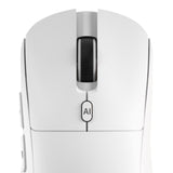 Maxbell AI Intelligent Voice Mouse Voice Search Ergonomic Computer Mouse for Desktop White