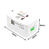 Maxbell Maxbell European Travel Plug Adapter Sturdy Converter for France EU Germany and More