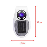 Maxbell Electric Heater Space Heater Low Noise Small Heater for Study Office Kitchen White