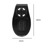 Maxbell Portable Heater Low Noise Space Heater Mini Heater for Living Room Home Dorm Black