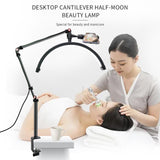 Maxbell Half Moon Light AU Plug LED Nail Desk Lamp for Lash Extension Tattoos Beauty