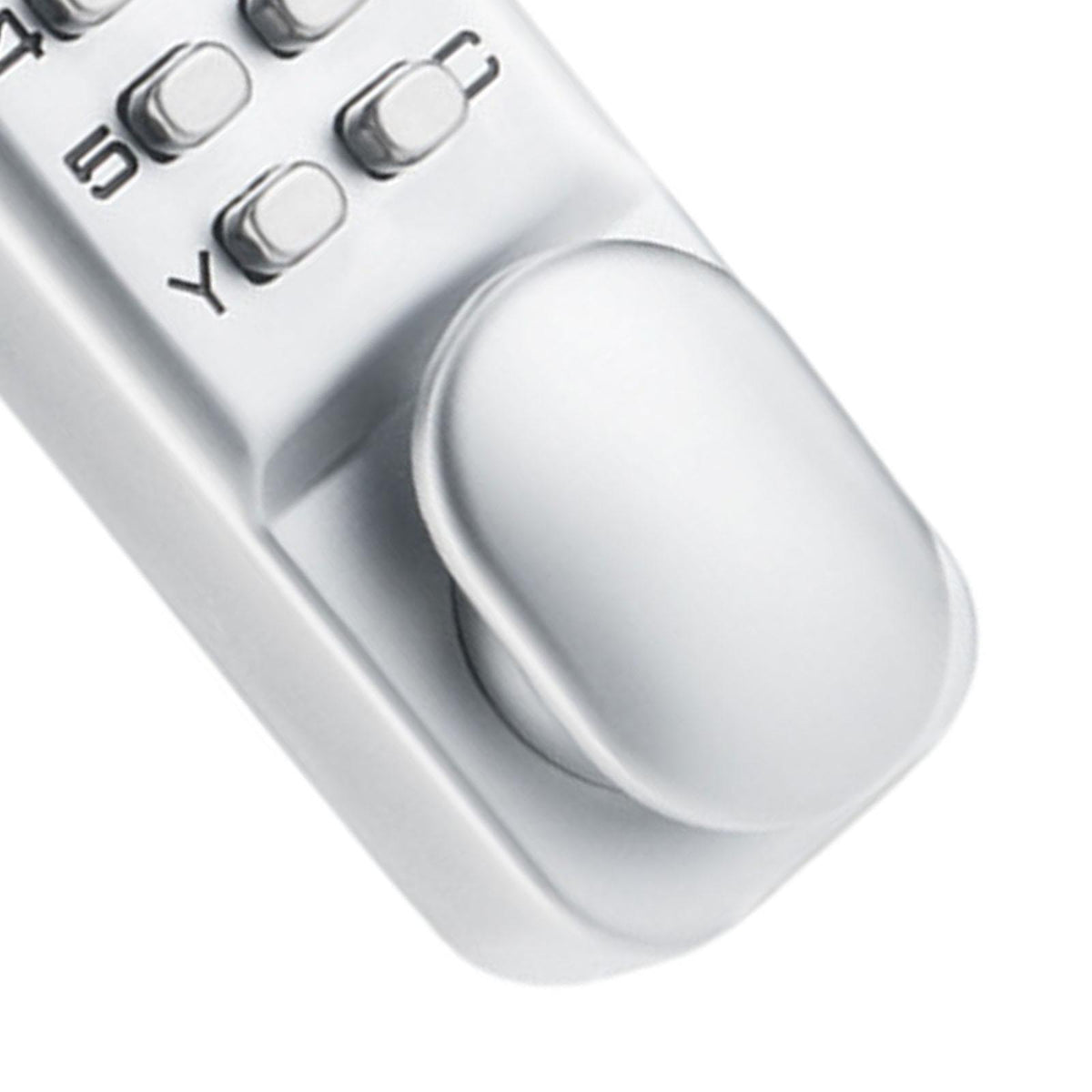 Maxbell Mechanical Door Lock Mechanical Keypad Door Lock for Kitchen Balcony Outdoor Silver
