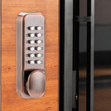 Maxbell Mechanical Door Lock Mechanical Keypad Door Lock for Kitchen Balcony Outdoor Red