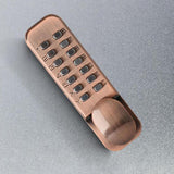 Maxbell Mechanical Door Lock Mechanical Keypad Door Lock for Kitchen Balcony Outdoor Red