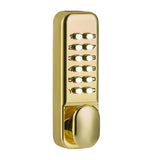 Maxbell Mechanical Door Lock Mechanical Keypad Door Lock for Kitchen Balcony Outdoor Gold
