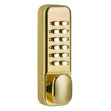 Maxbell Mechanical Door Lock Mechanical Keypad Door Lock for Kitchen Balcony Outdoor Gold