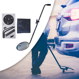 Maxbell Under Car Inspection Mirror Rectangle for Home Use Home Inspector Car Repair V3 Diameter 30cm