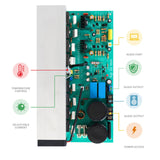 Maxbell Maxbell Amplifier Board 800W 2SA1943/2SC5200 Mono with Temperature Control 1 Channel Left condenser