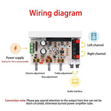 Maxbell Amplifier Board Low Noise 2.0 Channel for Speakers Home Theater Audio System