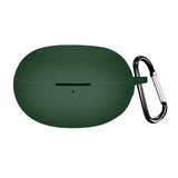 Maxbell Earbud Case Gifts Portable Shockproof Silicone with Hooks Soft Earphone Case Green