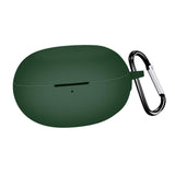 Maxbell Earbud Case Gifts Portable Shockproof Silicone with Hooks Soft Earphone Case Green