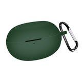Maxbell Earbud Case Gifts Portable Shockproof Silicone with Hooks Soft Earphone Case Green
