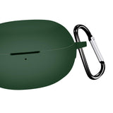 Maxbell Earbud Case Gifts Portable Shockproof Silicone with Hooks Soft Earphone Case Green