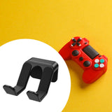 Maxbell Wall Mount Game Controller Holder Easy to Install Sturdy Headset Hook Hanger Black