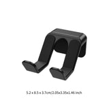 Maxbell Wall Mount Game Controller Holder Easy to Install Sturdy Headset Hook Hanger Black