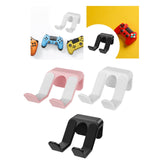 Maxbell Wall Mount Game Controller Holder Easy to Install Sturdy Headset Hook Hanger Black