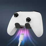 Maxbell Wall Mount Game Controller Holder Easy to Install Sturdy Headset Hook Hanger Black