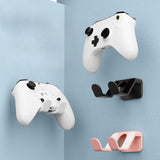 Maxbell Wall Mount Game Controller Holder Easy to Install Sturdy Headset Hook Hanger Pink