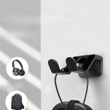 Maxbell Wall Mount Game Controller Holder Easy to Install Sturdy Headset Hook Hanger White