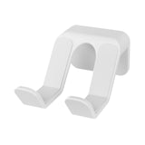 Maxbell Wall Mount Game Controller Holder Easy to Install Sturdy Headset Hook Hanger White