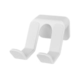 Maxbell Wall Mount Game Controller Holder Easy to Install Sturdy Headset Hook Hanger White