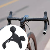 Maxbell Handlebar Clamp Mount Base Black Heavy Duty Motorcycle Handlebar Mount Clamp