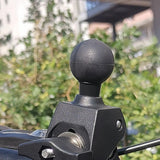 Maxbell Handlebar Clamp Mount Base Black Heavy Duty Motorcycle Handlebar Mount Clamp