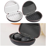 Maxbell Maxbell Headphones Box Waterproof Headphone Carrying Case for Cords Earbuds Earphone Black white