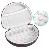 Maxbell Maxbell Headphones Box Waterproof Headphone Carrying Case for Cords Earbuds Earphone Black white
