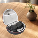 Maxbell Maxbell Headphones Box Waterproof Headphone Carrying Case for Cords Earbuds Earphone Black white