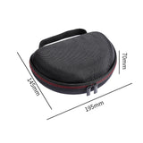 Maxbell Maxbell Headphones Box Waterproof Headphone Carrying Case for Cords Earbuds Earphone Black white