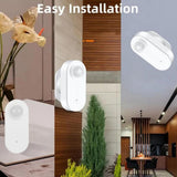 Maxbell Presence Detector White Gifts Motion Sensor for Home Security Outdoor Indoor with Millimeter Wave