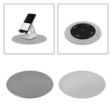 Maxbell 360° Rotation Monitor Swivel Base Flat Panel Rotating Mat for Arts Crafts Dark Gray
