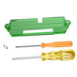 Maxbell Card Slot with Screwdriver Video Games Repair Part Professional for N64 Clear