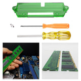 Maxbell Card Slot with Screwdriver Video Games Repair Part Professional for N64 Clear