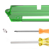 Maxbell Card Slot with Screwdriver Video Games Repair Part Professional for N64 Clear